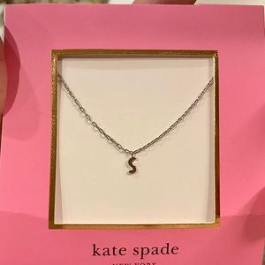 Kate Spade Silver Letter 